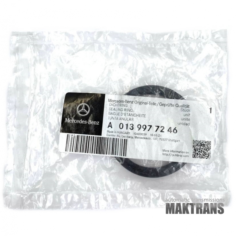 Transfer box oil seal Mercedes-Benz 4Matic 722.9  OEM A 013 997 72 46 A0139977246