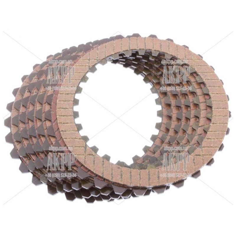 Steel and friction plate kit Direct Clutch DODGE / CHRYSLER 62TE  68004114AA [total pack thickness 18.60 mm]