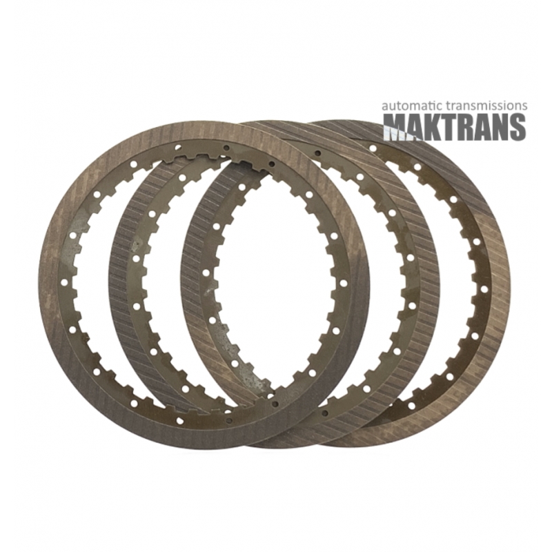 Steel and friction plate kit Underdrive Clutch A6LF1  [total thickness 14 mm, 3 friction plates]