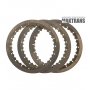 Steel and friction plate kit Underdrive Clutch A6LF1  [total thickness 14 mm, 3 friction plates]