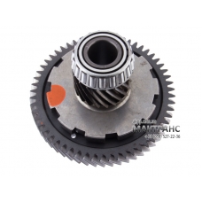 Intermediate shaft with the drive gears and with driven gear 82 teeth (D147.5mm) and drive gear 20 teeth (D54.5mm) (primary gear set) automatic transmission 4F27E 98-up (used)