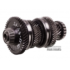 Differential drive shaft  DQ250 02E DSG 6 with gears 15 teeth 53.45 mm / 44 teeth 109.80 mm / 35 teeth 83.90 mm / 39 teeth 96.20 mm / 44 teeth 125.60 mm