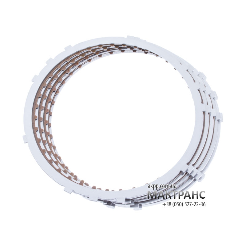 Steel and friction plate kit, package REVERSE RE0F09A JF010E 03-up  RE0F09DSREV
