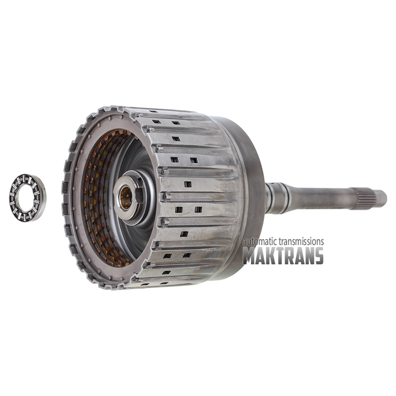 Input shaft with clutch drum E Clutch ZF 6HP26 ZF 6HP28 (total shaft height 308 mm, shaft diameter at the base 30 mm, 5 friction plates)