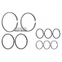 Plastic [PEEK] and cast-iron cut compression rings ZF 6HP26 6HP28 6R60 6R75 6R80 6R100  [10 cut rings complete]