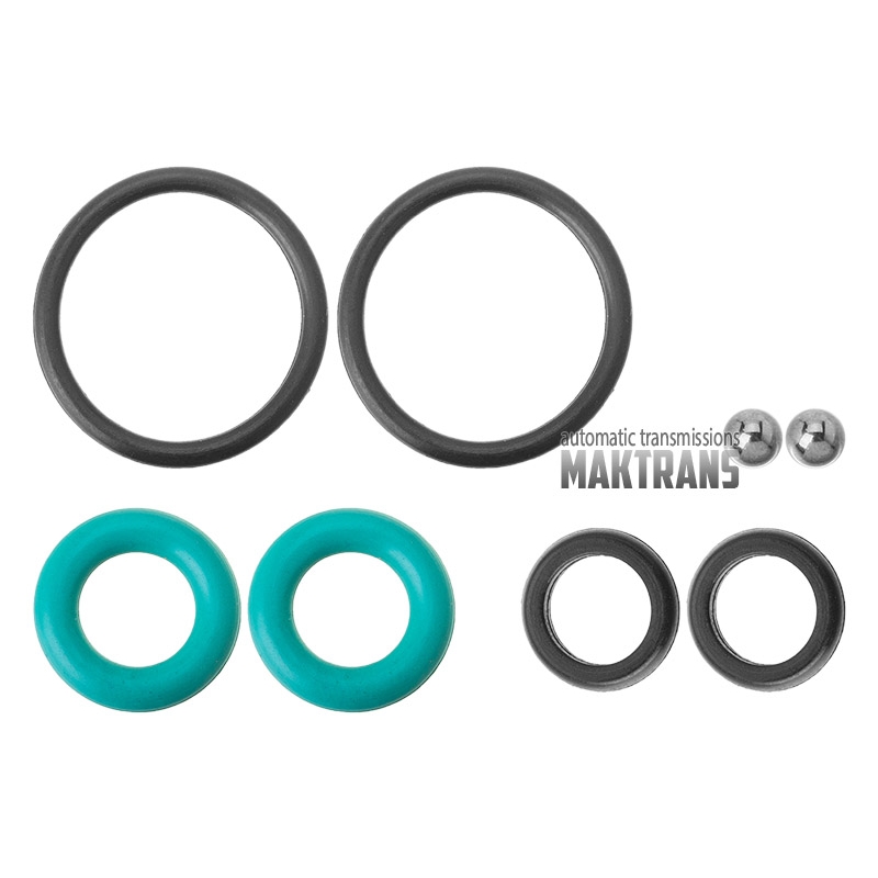 Rubber ring and steel solenoid ball kit, with rubber rings for pressure sensors VAG 0B5  DL501  