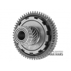 Intermediate shaft with drive gears with driven gear 57 teeth and drive gear 20 teeth of the primary gearset, automatic transmission 4F27E