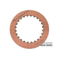 Friction plate REAR K2 722.3 722.5 81-up 124mm 24T 2.14mm 