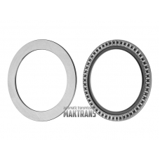 Thrust needle bearing A5HF1 OD 79.70 mm, ID 60.25 mm, TH 2.50 mm (mounted between a radial roller bearing and differential drive gear)