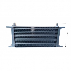 Universal oil cooler 15-row, thread pitch 9/16"x18 Fitting AN6