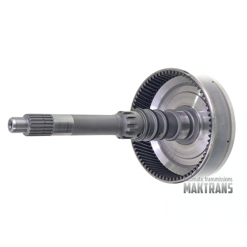 Input shaft with ring gear [72 teeth] AW TR-60SN 09D  height 298 mm, 20 splines [Ø 21.30 mm]