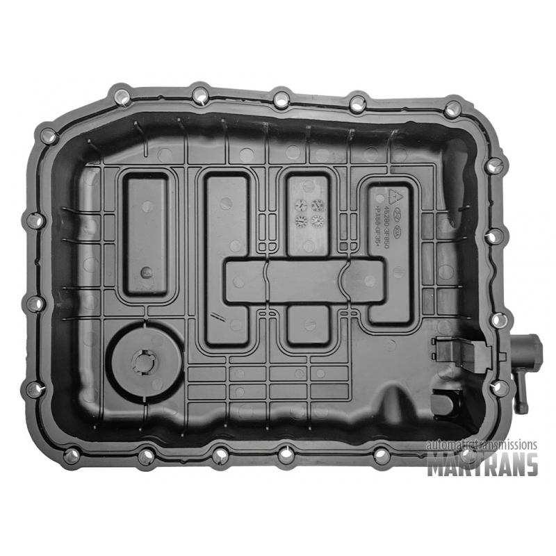 Oil pan A6MF2 A6MF1 [GEN2]  with heat exchanger fixings, 45280-3F850 452803F850 [used and inspected]