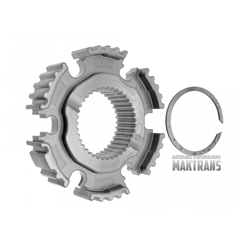 1st and 7th gear synchronizer clutch hub GETRAG 7DCT300 | RENAULT EDC 7 PS251 0558722405 055.8.7224.05 [number of splines 38 pcs, outer Ø 87.40 mm, width 17.95 mm / 20.50 mm]