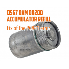 DQ200 0AM DSG 7 / DQ400 0DD mechatronics accumulator repair (refill)