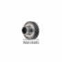 Rear planetary sun gear DOODGE / CHTYSLER 42RLE  [25 splines, 38 teeth, OD 60.80 mm]Overall height - 39 mm; Number of teeth - 38 pieces; Gear outer diameter - 60.80 mm; Gear width - 20.50 mm; The number of slots on the inside - 25 pieces;