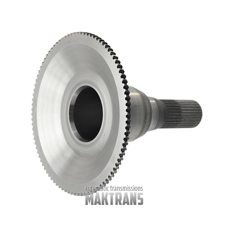 Flange with ring gear shaft OVERDRIVE PLANET FORD 4R100  [total height 129 mm, 30 splines (outer Ø 25.20 mm)]