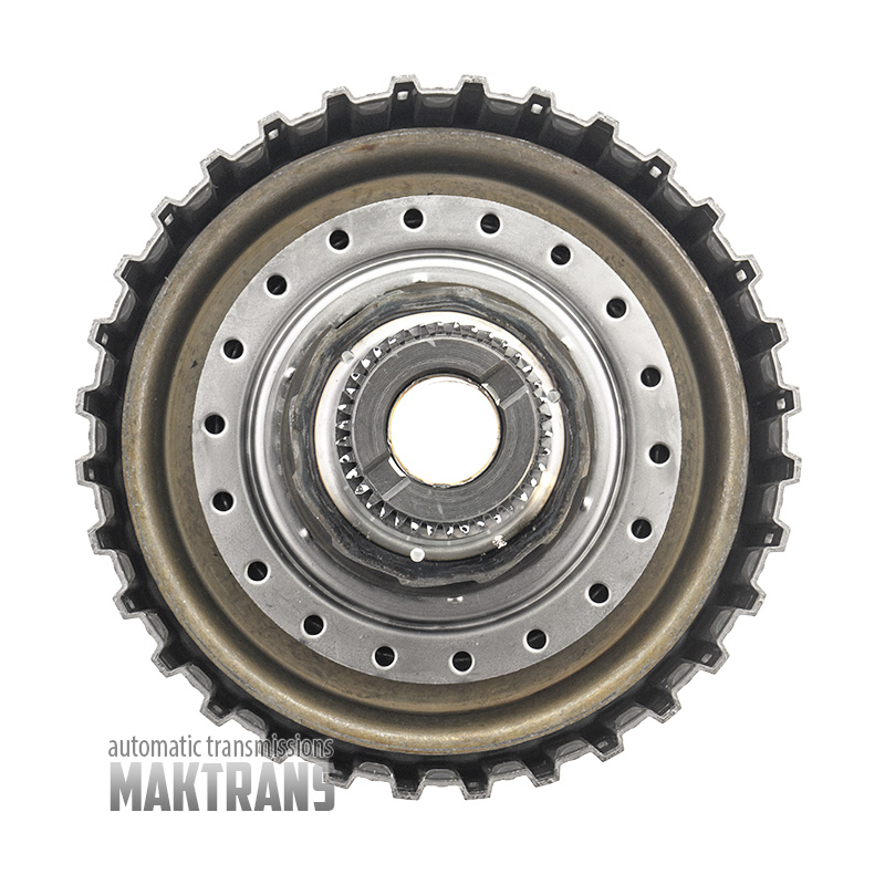 Clutch Drum COAST CLUTCH [for transmissions without Power Take-Off (PTO) shaft]  FORD 4R100 [2 friction plates, 38 tooth sun gear (outer Ø 53 mm)]