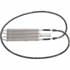 Tubular cooling radiator 1402 (19mm * 127mm * 395mm) hose internal diameter 8 мм