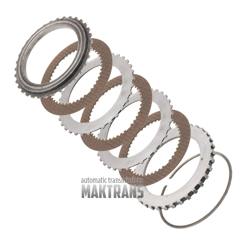 Friction and steel plate kit Reverse Clutch FORD 4R70 4R75 [total thickness of the set 25.85 mm, 3 friction plates]
