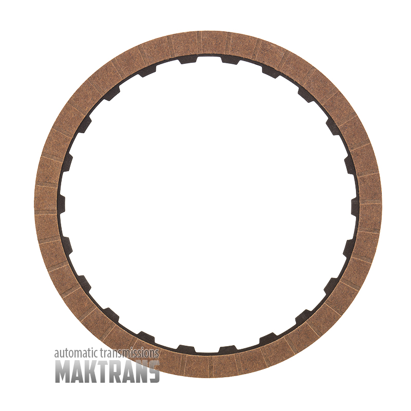 Friction plate 8L45 C4 / 2-3-4-6-8 [OD 157 mm, 22T, thickness 1.6 mm]