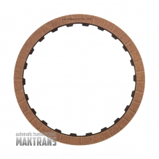 Friction plate 8L45 C4 / 2-3-4-6-8 [OD 157 mm, 22T, thickness 1.6 mm]