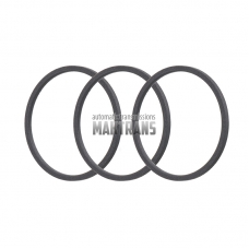 Teflon ring kit (3 pcs. in a set) hub drum 5-7-R and 6-7-8 Clutch FORD 8F35 7T4Z-7D019-A 7T4Z7D019A [outer Ø 44.73 mm, thickness 2.27 mm]