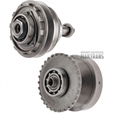 Pulley set (disassembled) without chain Hyundai / KIA CVT C0GF1 / driven pulley gear 31 teeth (outer Ø 63.40 mm, 2 notches) / [not regenerated, wear of working surfaces]
