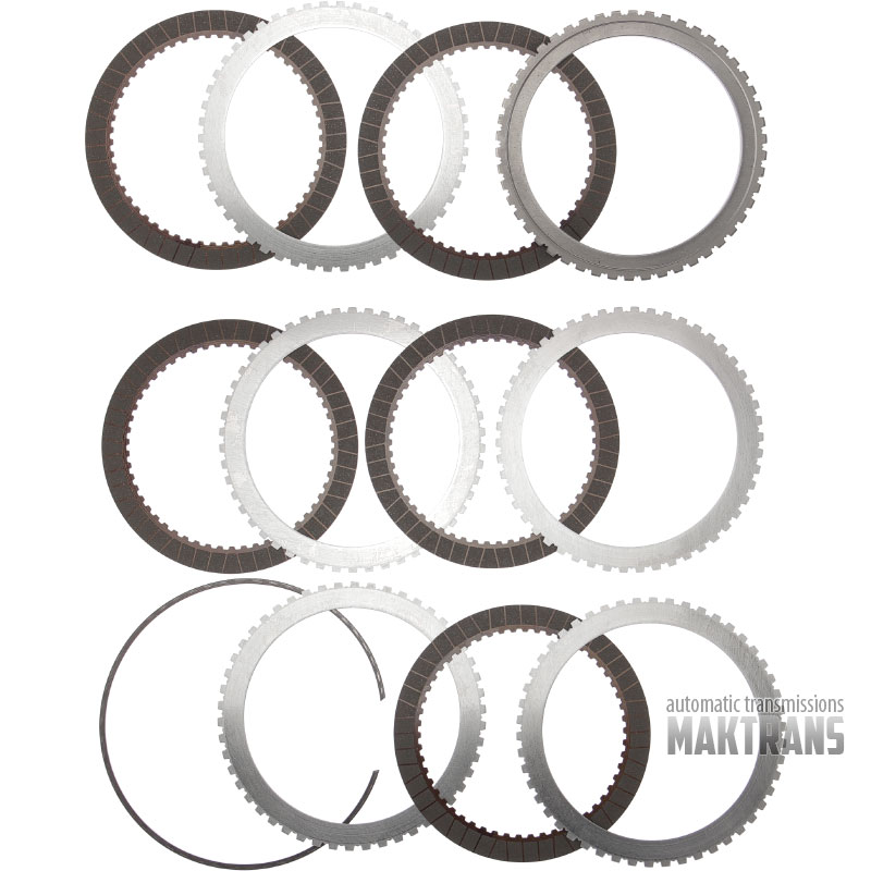 Friction and steel plate kit C Clutch (2-3-4-5-7-9-10) GM 10L1000 24276004 24276005 / [5 friction plates]
