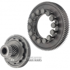 Primary gearset (19 / 88) differential FORD 4F27E / differential gear 88 teeth (outer Ø 214.60 mm), intermediate shaft 19 teeth (outer Ø 52.40 mm) / 82 teeth (outer Ø 147.50 mm)