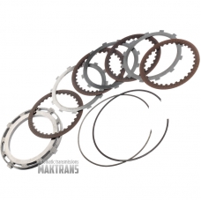 Friction and steel plate kit OVERDRIVE Clutch DODGE / CHRYSLER 45RFE / [kit total thickness 25.60 mm, 4 friction plates]