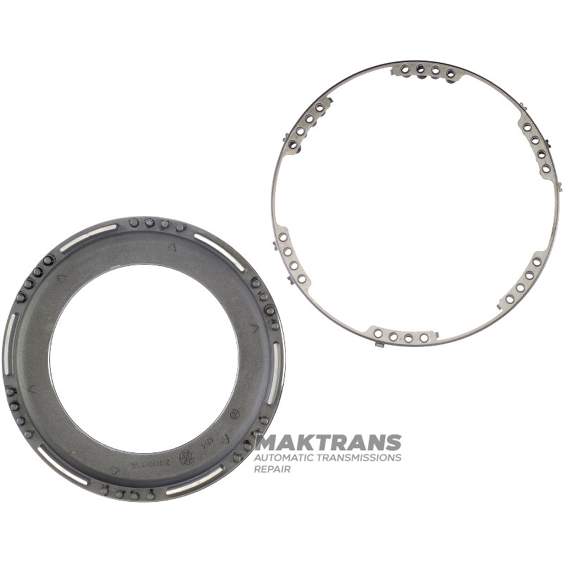 Piston with return spring block Reverse Brake Clutch JATCO JF016E 316453VX1A 2744A006 2744A005 2725A009 2744A004 / (removed from new transmission)