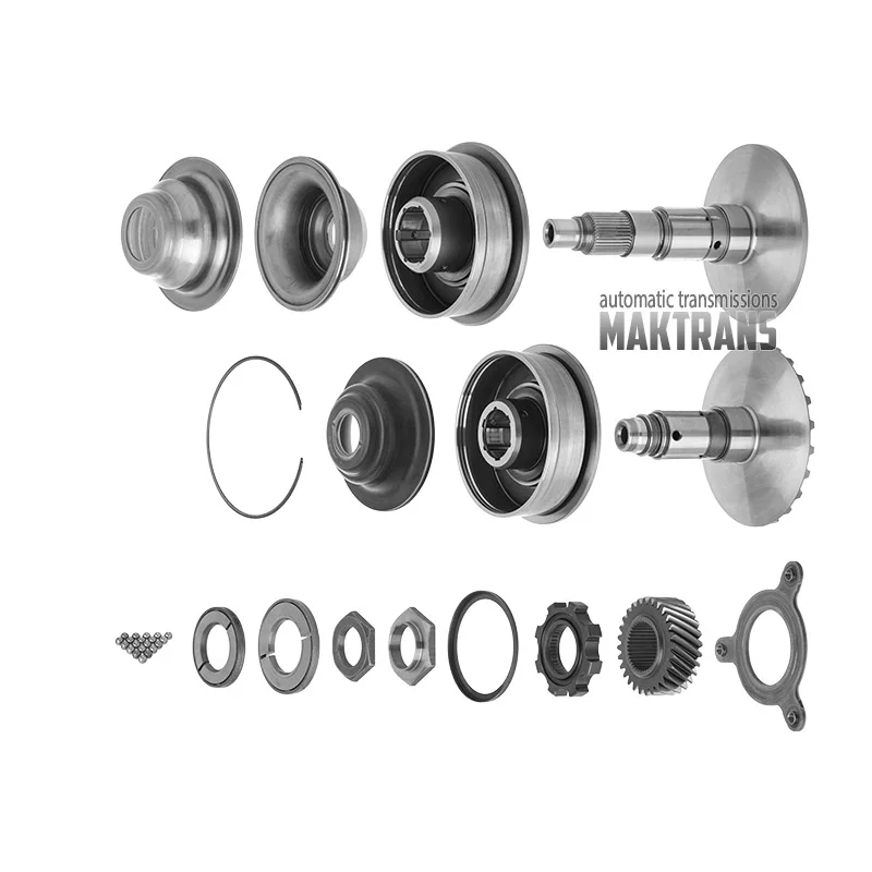 Non regenerated pulley kit JATCO JF010E (without belt) / (bearing outer Ø 100 mm, gear 28 teeth)