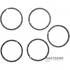 Set of plastic input shaft sealing rings TOYOTA UA80E UA80F / AISIN WARNER AWF8G45 AWF8G55 3571248020, 3571248030 - 5 rings per set (29.35 mm x 2.26 mm)